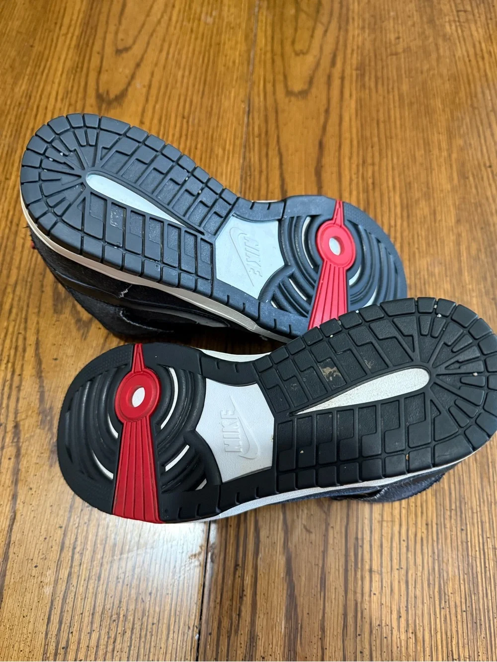 Nike dunk high comfort black denim 705434-001 ***Rare Find***